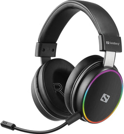 Sandberg HeroBlaster - Draadloze Game Headset - RGB-verlichting - Zwart