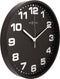 Nextime wandklok Dash - Kleur - Zwart