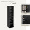 Tectake® CD Rek Juliana - CD/DVD Rek - Opslag voor 102 CD's - 90 x 21 x 20 cm - Zwart