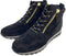 Gabor 96.455 - Hoge sneakers - Suède met ritsen - Zwart