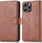 iMoshion Hoesje Geschikt voor iPhone 14 Pro Max Hoesje Met Pasjeshouder - iMoshion Luxe Bookcase - Bruin