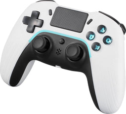 Deltaco GAM-139-W - Draadloze PS4 Controller - Bluetooth 4.2 2 macroknoppen - Wit
