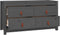 vidaXL - Dressoir - 100x40x54 - cm - massief - grenenhout - grijs
