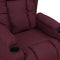 vidaXL Fauteuil verstelbaar stof paars