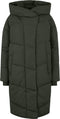 NOISY MAY NMTALLY L/S LONG JACKET - Dames Jas - Gewatteerd - Donkergroen - Maat S