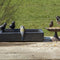 Best For Birds Vogelbad Terrazzo - Drinkbak - 32x32x12 cm - Zwart