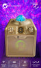 N-GEAR Disco Star 710 - Bluetooth Speaker - Karaoke Set met Sterrenprojector & 2 Microfoons - Goud (2 stuks)
