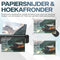 ACROPAQ Lamineerapparaat A3 - Set met 200 Lamineerhoezen, Papiersnijder, Hoeksnijder - Lamineermachine - AL390