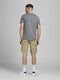 JACK&JONES JJIZACK JJCARGO SHORTS AMA SOLID STS - Korte heren cargo - Biologisch katoen - Maat S