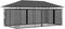 vidaXL - Prieel - met - klamboe - 6x3x2,73 - m - antraciet