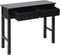 vidaXL - Wandtafel - 90x30x77 - cm - hout - zwart