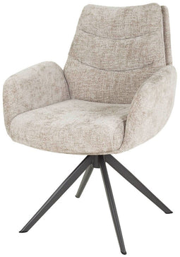 AnLi Style Armstoel lounge Rich zandkleur