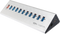 LogiLink UA0229 - USB 3.0 hub - 10 poorten + 1 oplaadpoort - Zilver