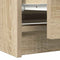 vidaXL - Tv-meubel - 100x35x54 - cm - bewerkt - hout - sonoma - eikenkleurig