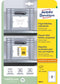 Avery 8002-5 - Positioneer etiket - 160x120mm 3-talig - (5 vel)