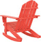 vidaXL - Schommelstoel - Adirondack - massief - vurenhout - rood