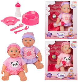 Toi-Toys Babypop 31cm - Poppen speelgoed - Inclusief accessoires