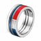 Tommy Hilfiger Ring Dames 2700861B - Roestvrij staal - Multicolour (maat 12)