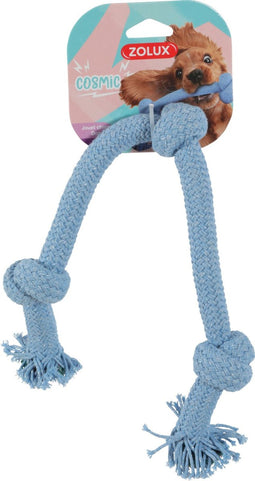 Zolux cosmic flostouw 3 knoop lichtblauw - 45X4,5X4,5 CM