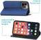iMoshion Hoesje Geschikt voor iPhone 13 Pro Max Hoesje - iMoshion Slim Folio Bookcase - Donkerblauw