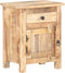 vidaXL - Nachtkastje - 40x30x50 - cm - ruw - mangohout