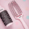 Olivia Garden Fingerbrush Combo - Anti-klit borstel - Geïoniseerd nylon - Pastel Pink