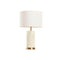 Bureaulamp Home ESPRIT Wit Beige Gouden 50 W 220 V