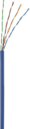 Basetech BT-2270726 RJ45 Netwerkkabel, patchkabel CAT 5e U/UTP 0.50 m Blauw Snagless 1 stuk(s)