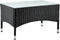 Juskys Fort Myers - Loungeset - 4-persoons - Polyrotan - Zwart