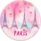 PopSockets Paris Love - Smartphone-accessoire - Grip en verwisselbare PopTop - Multi-color