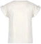 Like Flo F211-5440 - Meisjes T-shirt - Ruffle mouwen - Off white