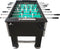 Cougar Defender Voetbaltafel met Bekerhouder Zwart - 136x76x88cm - 55kg – met ballen en scoretellers