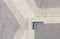 Cosmou Decor Vloerkleed - 60x90 - Rechthoek - Laagpolig Tapijt - Modern - Beige, Grijs