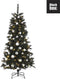 Black Box Trees Voss Kunstkerstboom met Versiering en LED Verlichting - H185 cm - Groen