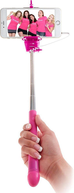 Pipedream Selfie Stick Pecker - roze