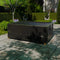 Juskys CoverSafe Pro - Tuinmeubelhoes - Waterdicht 1500 mm - Zwart - 240 x 190 x 80 cm