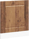 vidaXL - Vaatwaspaneel - Kalmar - 60x1,5x67 - cm - bewerkt - hout - oud - houtkleurig