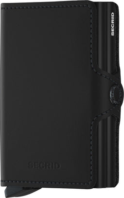 Secrid Pasjeshouder / Kaarthouder - Kunstleer - Twinwallet Matte - Zwart