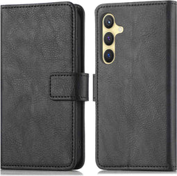 iMoshion Hoesje Geschikt voor Samsung Galaxy S24 Plus Hoesje Met Pasjeshouder - iMoshion Luxe Bookcase - Zwart