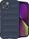 iMoshion Hoesje Geschikt voor iPhone 14 Hoesje Siliconen - iMoshion EasyGrip Backcover - Donkerblauw