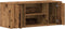 vidaXL - TV-kast - Oud - Hout - 100x35x40 - cm - Engineered - Wood