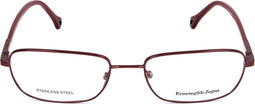 Unisex'Spectacle frame Ermenegildo Zegna VZ3186-0SBY ø 53 mm Red