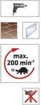 Alpen 0030000500100 Tegelboor 5 mm Gezamenlijke lengte 105 mm Cilinderschacht 1 stuk(s)