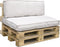 In The Mood Collection Mick Palletkussens - L120 x B80/40 x H12 cm - Beige
