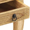 vidaXL - Nachtkastje - 28x28x46 - cm - massief - mangohout