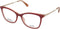 MAX&Co. MO5051 - Bril - Vierkant - Wijnrood