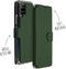 Accezz Hoesje Geschikt voor Samsung Galaxy A42 Hoesje Met Pasjeshouder - Accezz Xtreme Wallet Bookcase - Donkergroen