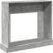 vidaXL - Haardombouw - 100x30x87,5 - cm - bewerkt - hout - betongrijs