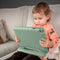 imoshion Galaxy Tab A9 - Kidsproof Tablethoes - Schokabsorberend met Handvat - Olijf Groen
