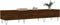 vidaXL - Tv-meubel - 150x36x30 - cm - bewerkt - hout - bruin - eikenkleur